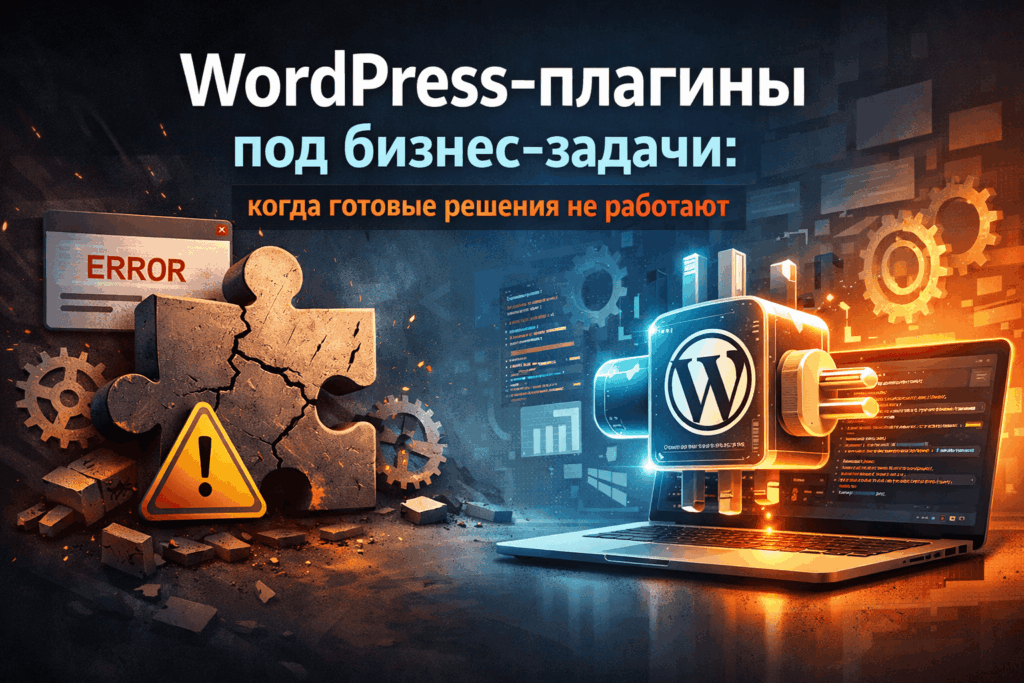 WordPress-плагины под бизнес-задачи: когда готовые решения не работают