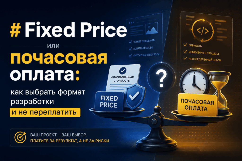 Fixed Price или почасовая оплата: как выбрать формат разработки и не переплатить