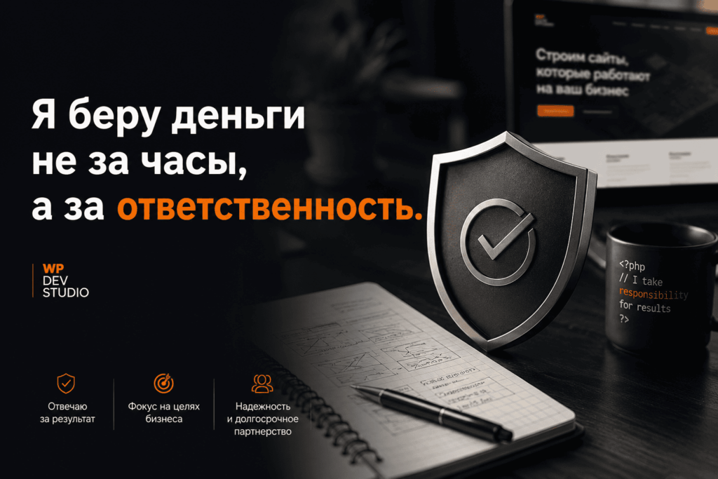 Я беру деньги не за часы, а за ответственность