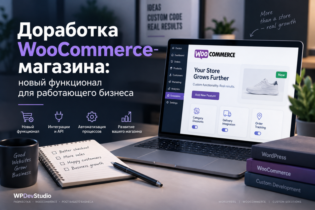 Доработка WooCommerce-магазина: новый функционал для работающего бизнеса
