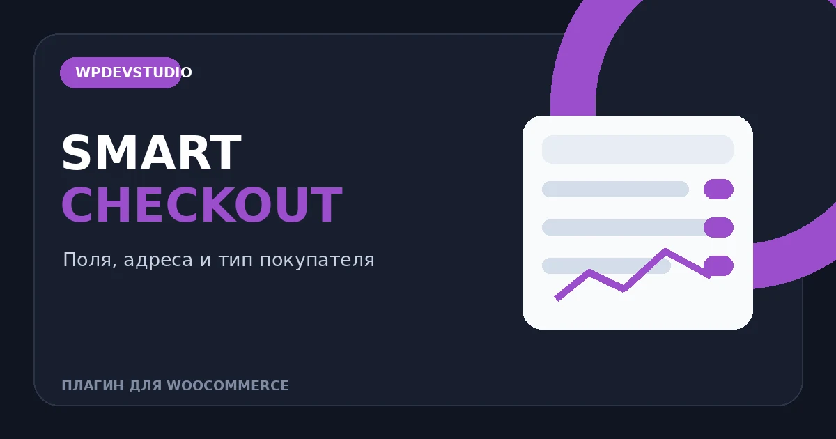 Редактор полей и адресов оформления заказа WooCommerce в плагине Smart Checkout